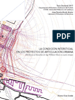 Teisis Doctoral: LA CONDICIÓN INTERSTICIAL EN LOS PROYECTOS DE ARTICULACIÓN URBANA 