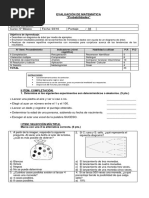 Evaluacion Sumativa Matematica 6to Probabilidades