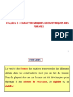 RDM Chapitre III Caracteristiques Geometriques Sections 2018