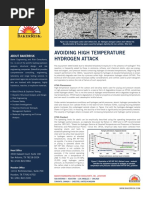 Avoiding High Temperature Hydrogen Attack