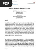 Ambulance Emergency Response Application: Research Paper