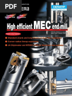 High Efficient End Mill: Excellent Finished Wall High Squareness