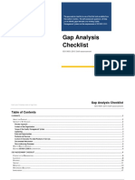 ISO 9001-2015 Gap Analysis Checklist