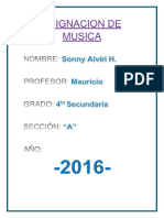 Asignacion de Musica