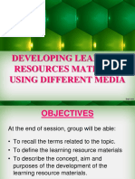 11th Developing Learning Resources Using Different Media-1