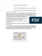 Fundamentos Históricos de La Educación Inicial - Docx Zoila