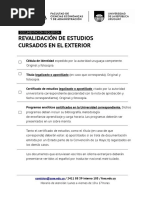 Requisitos e Información Sobre Reválidas de Universidades Extranjeras Uruguay