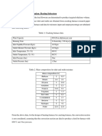 Heating Subsystem Governing Equation