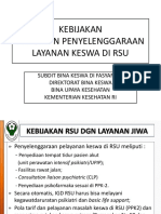 Pedoman Penyelenggaraan Layanan Keswa Di Rsu