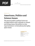 Americans, Politics and Science Issues - PEW