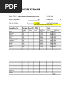 Mushroom Costing