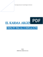 Deficit Fiscal - Inflación