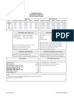 Mechanical Specifications For Fiberbond Product