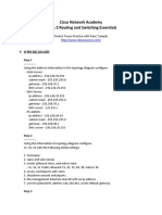 8.1.2.4 Lab - Configuring Basic DHCPv4 On A Router - Solution