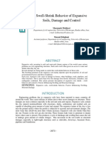 Swell-Shrink Behavior of Expansive Soils, Damage and Control PDF