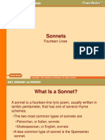 Sonnets PPT PDF