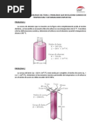 Boletín 4. Problemas Que Involucran Cambios de Temperatura y Deformaciones Impuestas PDF