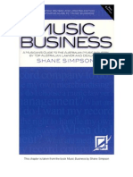 This Chapter Is Taken From The Book Music Business by Shane Simpson More Information Can Be Found at