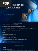 La Rebelión de Las Masas