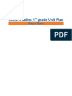 Social Studies 4 Grade Unit Plan: Kayla Sosa