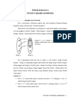 Fungsi Variabel Kompleks