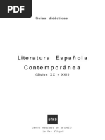 Literatura Española Contemporánea (Jaime Salazar, La Seu D'urgell)