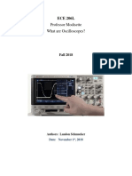 Professor Modisette What Are Oscilloscopes?: ECE 206L