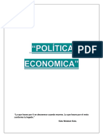 Politica Economica