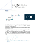 Configuración Del Protocolo de Enrutamiento RIP