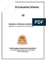 Study & Evaluation Scheme: Bachelor of Business Administration