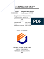 BIOPROSES - Laporan Kinetika Kematian Mikroba (Revisi)