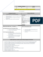 Lesson Plan Measurement