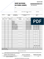 Membership Savings Remittance Form (MSRF) : HQP-PFF-053