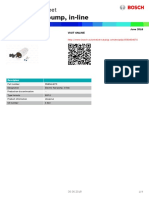 Electric Fuel Pump, In-Line: Product Data Sheet