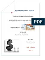 Administración de Las Remuneraciones