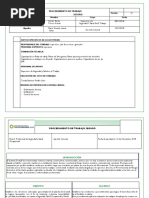 Procedimiento de Trabajo Seguro Drywall