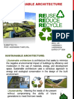 Sustainable Architcture