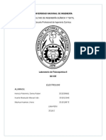 Electrolisis de Metales