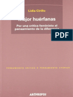 Lidia Cirillo - Mejor Huerfanas PDF