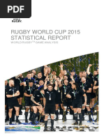 Rugby World Cup 2015 Statistcial Report