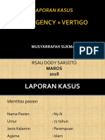 Lapsus HT Urgency + Vertigo