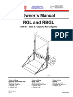 OM WALTCO RGL RBGL-Series Owners Manual en-US 160225-w Original 85078