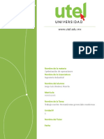 Optimizacion de Operaciones Semana 6