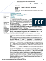 Minimizing Memory Usage For Creating Application Subprocesses