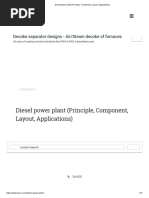 Diesel Power Plant (Principle, Component, Layout, Applications)