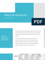 Matriz de Decisiones