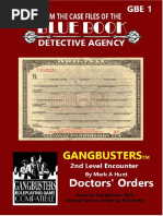 Gangbusters - GBE1 Doctor's Orders