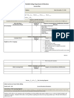 Medaille College Department of Education Lesson Plan