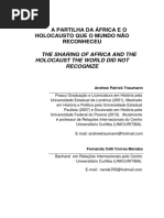 A Partilha Da África e o Congo Belga