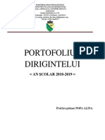 Portofoliul Dirigintelui